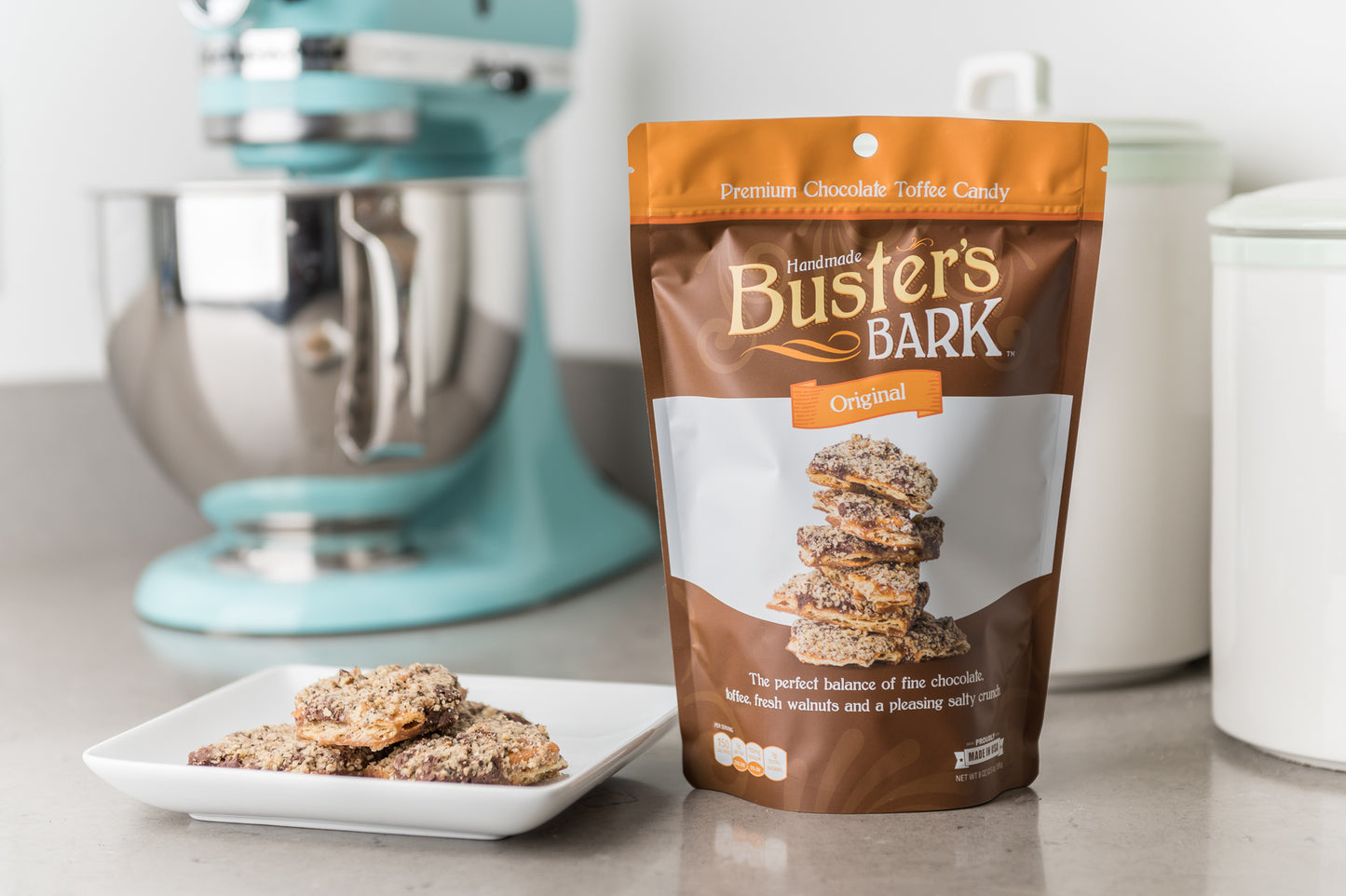 Buster’s Bark - Original Handmade Premium Chocolate Toffee Candy